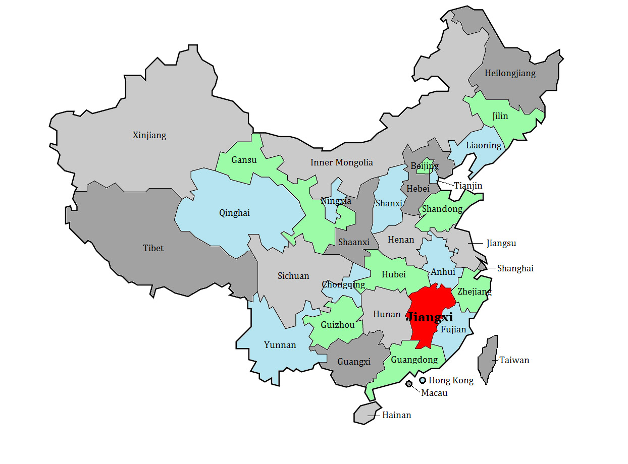 Jiangxi province chinafolio